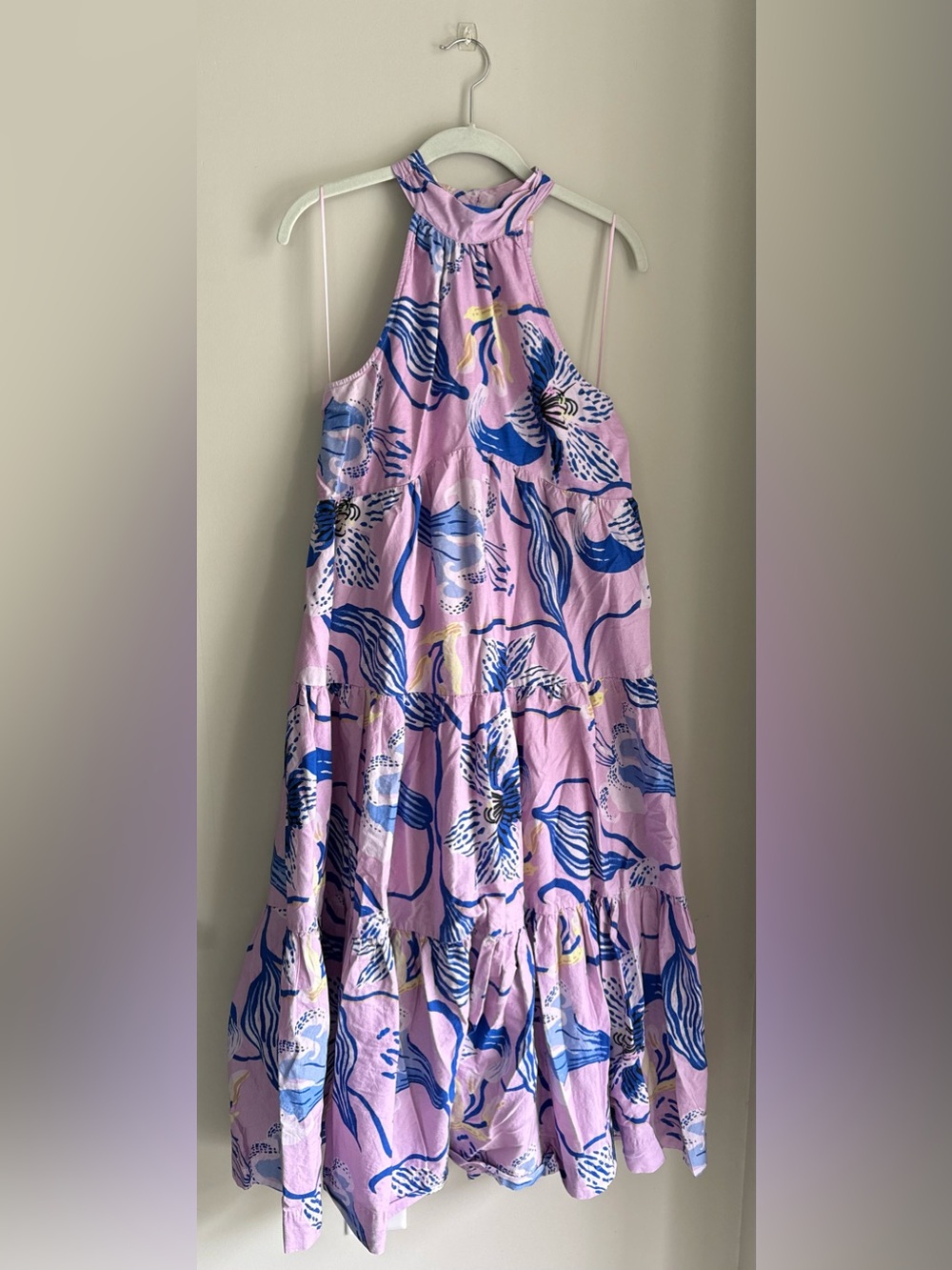 Maeve Anthropologie Pink Floral Maxi Dress- Size 10 - Picture 2 of 7
